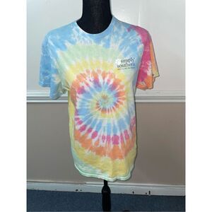 Simply Southern I Just Want To Hang With My Dog Short Sleeve Tee Size Medium